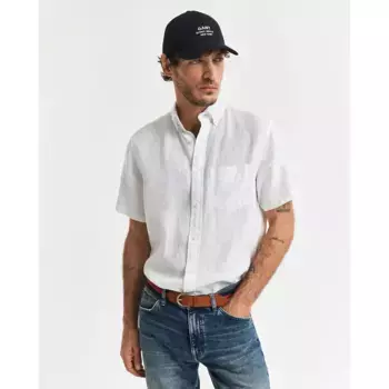 Рубашка с коротким рукавом Gant 3250077, белый