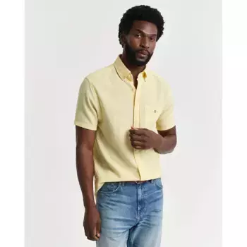 Рубашка с коротким рукавом Gant 3250083, желтый