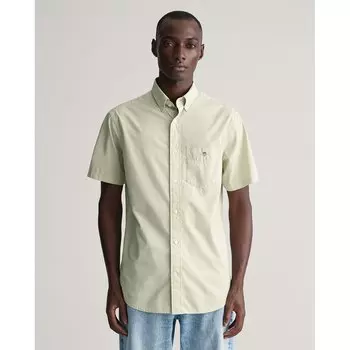 Рубашка с коротким рукавом Gant Reg Poplin, желтый