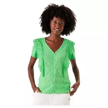 Рубашка с коротким рукавом Garcia P40236, зеленый