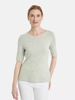 Рубашка с коротким рукавом Gerry Weber, бежевый