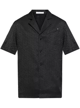 Рубашка с коротким рукавом Helmut Lang, черный