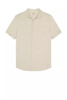 Рубашка с коротким рукавом hermosa от Faherty, island sand fishscale
