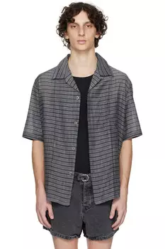 рубашка с коротким рукавом Heusen Our Legacy, цвет picnic check cotton silk