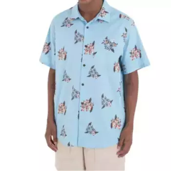 Рубашка с коротким рукавом Hurley Oao Lido Stretch, синий