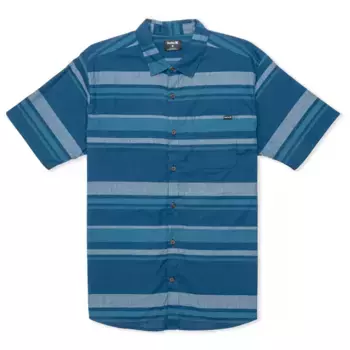Рубашка с коротким рукавом Hurley Oao Lido Stripe, синий