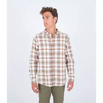 Рубашка с коротким рукавом Hurley Portland Organic, бежевый