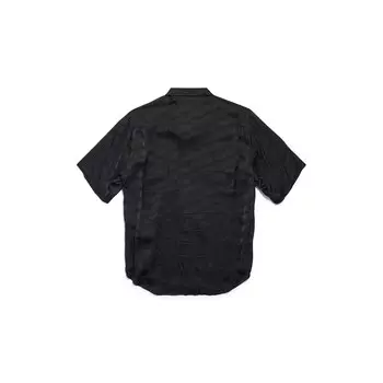 Рубашка с коротким рукавом и монограммой BB Minimal BALENCIAGA, черный