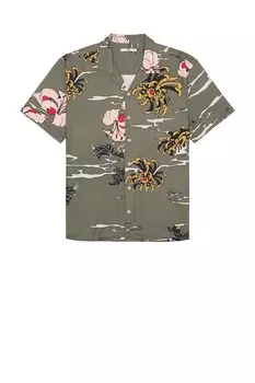Рубашка с коротким рукавом и принтом "Sativa" Neuw, military