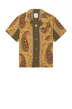 Рубашка с коротким рукавом и узором пейсли Found, мультиколор