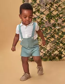 Рубашка с коротким рукавом и воротником Питера Пэна Gocco, белый