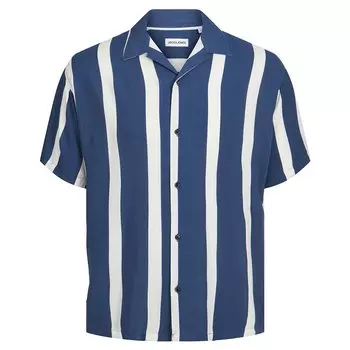 Рубашка с коротким рукавом Jack & Jones 12249367 Resort, синий