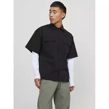 Рубашка с коротким рукавом Jack & Jones Altitude, черный