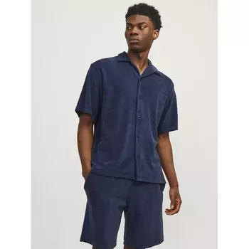 Рубашка с коротким рукавом Jack & Jones Bla Terry, синий