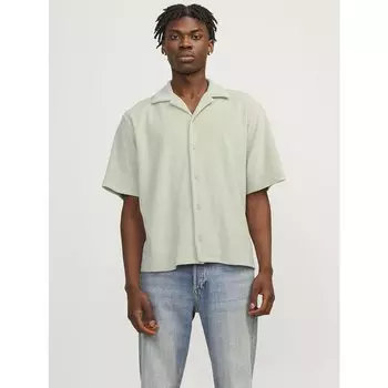 Рубашка с коротким рукавом Jack & Jones Bla Terry, зеленый