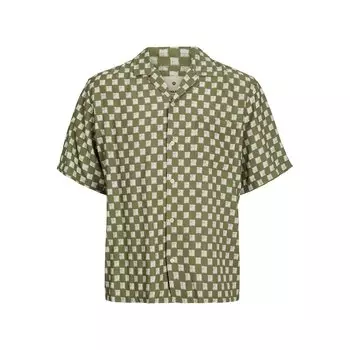 Рубашка с коротким рукавом Jack & Jones Bluryland, зеленый