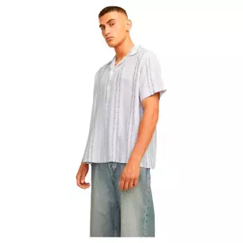 Рубашка с коротким рукавом Jack & Jones Bruce Resort STYD24, белый
