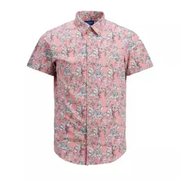 Рубашка с коротким рукавом Jack & Jones Carlos, розовый