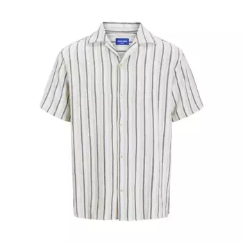 Рубашка с коротким рукавом Jack & Jones Coba Stripe Resort, белый