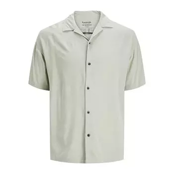 Рубашка с коротким рукавом Jack & Jones Ejeff Solid Resort, зеленый