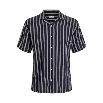Рубашка с коротким рукавом Jack & Jones Enzo Stripe Resort, синий