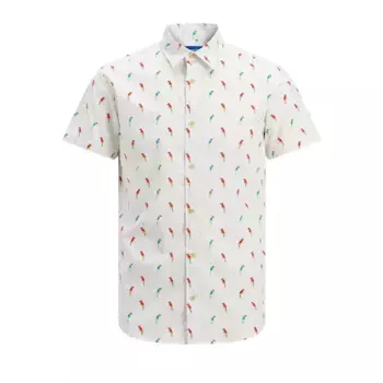 Рубашка с коротким рукавом Jack & Jones Garcia, белый