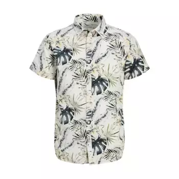 Рубашка с коротким рукавом Jack & Jones Hawaii Aop, бежевый