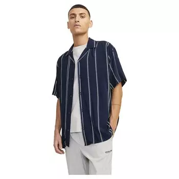 Рубашка с коротким рукавом Jack & Jones Jeff Aop Resort, синий
