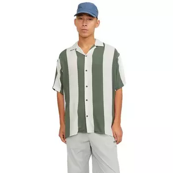 Рубашка с коротким рукавом Jack & Jones Jeff Aop Resort, зеленый