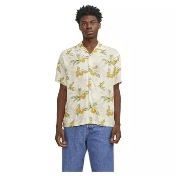 Рубашка с коротким рукавом Jack & Jones Luke Tampa Aop, желтый