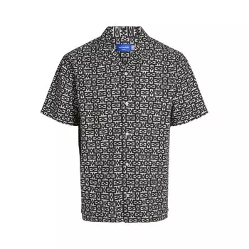 Рубашка с коротким рукавом Jack & Jones Luke Seersucker Resort, серый