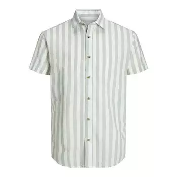 Рубашка с коротким рукавом Jack & Jones Oshua Oxford, зеленый