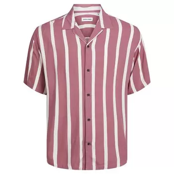 Рубашка с коротким рукавом Jack & Jones Resort, розовый