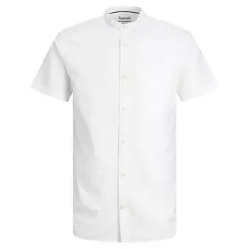 Рубашка с коротким рукавом Jack & Jones Summer Band Linen, белый