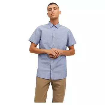 Рубашка с коротким рукавом Jack & Jones Summer, синий