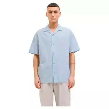 Рубашка с коротким рукавом Jack & Jones Summer Resort, синий