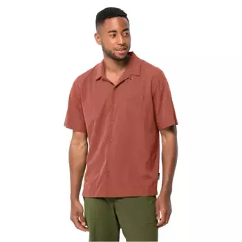 Рубашка с коротким рукавом Jack Wolfskin Atacama, красный