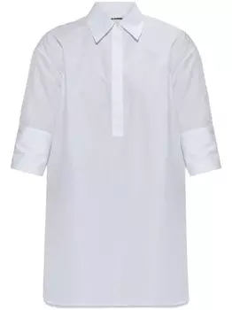 Рубашка с коротким рукавом Jil Sander, белый