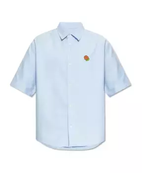 Рубашка с коротким рукавом Kenzo, синий