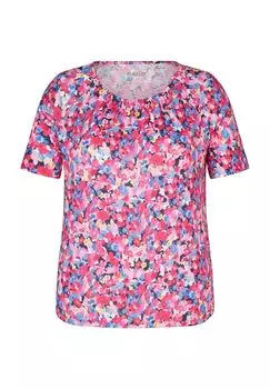 Рубашка с коротким рукавом, круглым вырезом, женская RABE, цвет Magenta