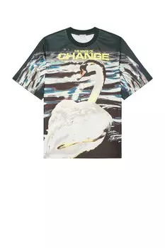 Рубашка с коротким рукавом «Лебедь» Burberry, цвет Vine