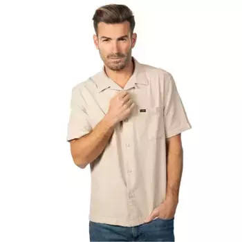 Рубашка с коротким рукавом Lee Resort, бежевый
