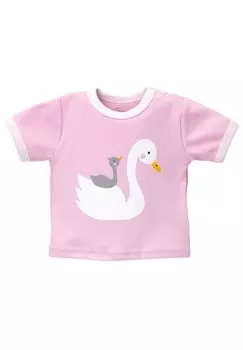 Рубашка с коротким рукавом Lovely Swan BABY SWEETS, цвет Rosa Neugeborene