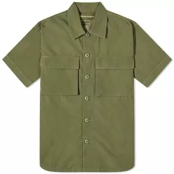 Рубашка с коротким рукавом Maharishi Advisors, оливковый