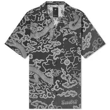 Рубашка с коротким рукавом Maharishi Cloud Dragon Vacation Shirt, черный