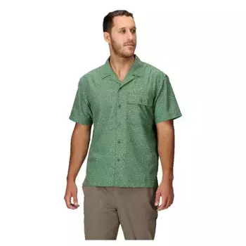 Рубашка с коротким рукавом Marmot AirExchange UPF 40 Camp Novelty, зеленый