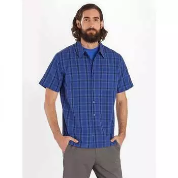 Рубашка с коротким рукавом Marmot Eldridge Novelty Classic, синий