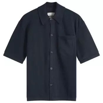 Рубашка с коротким рукавом Mawes Oliver Spencer, синий