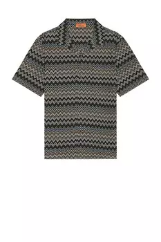 Рубашка с коротким рукавом Missoni, черный