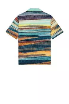 Рубашка с коротким рукавом Missoni, мультиколор